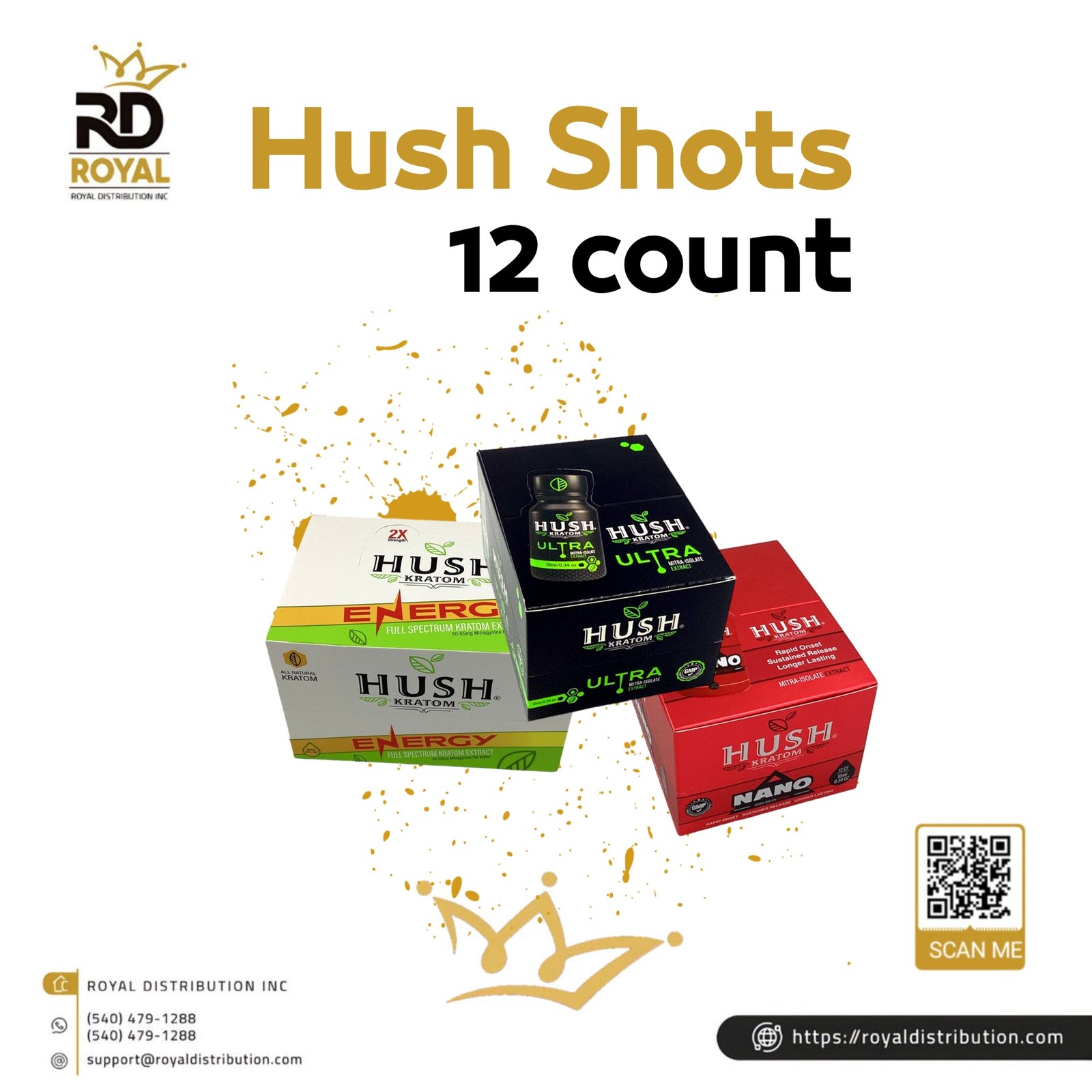 Hush Shots 12 count